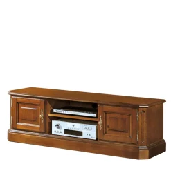 TV Lowboard in Nussbaum mit Metallgriffen - Uno^Wohnen Hot