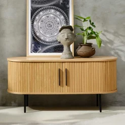 TV Lowboard in ovalem Design - Teorina^Wohnen Hot