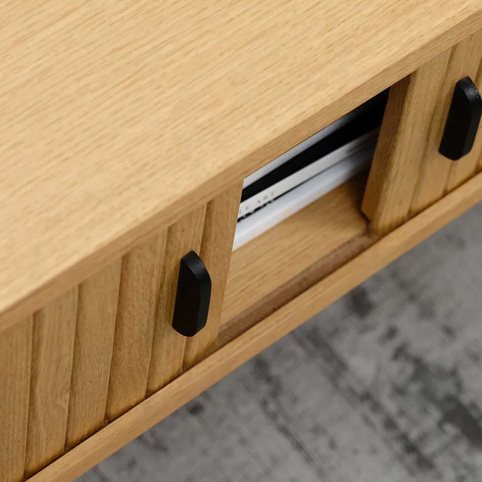 TV Lowboard in ovalem Design - Teorina^Wohnen Hot