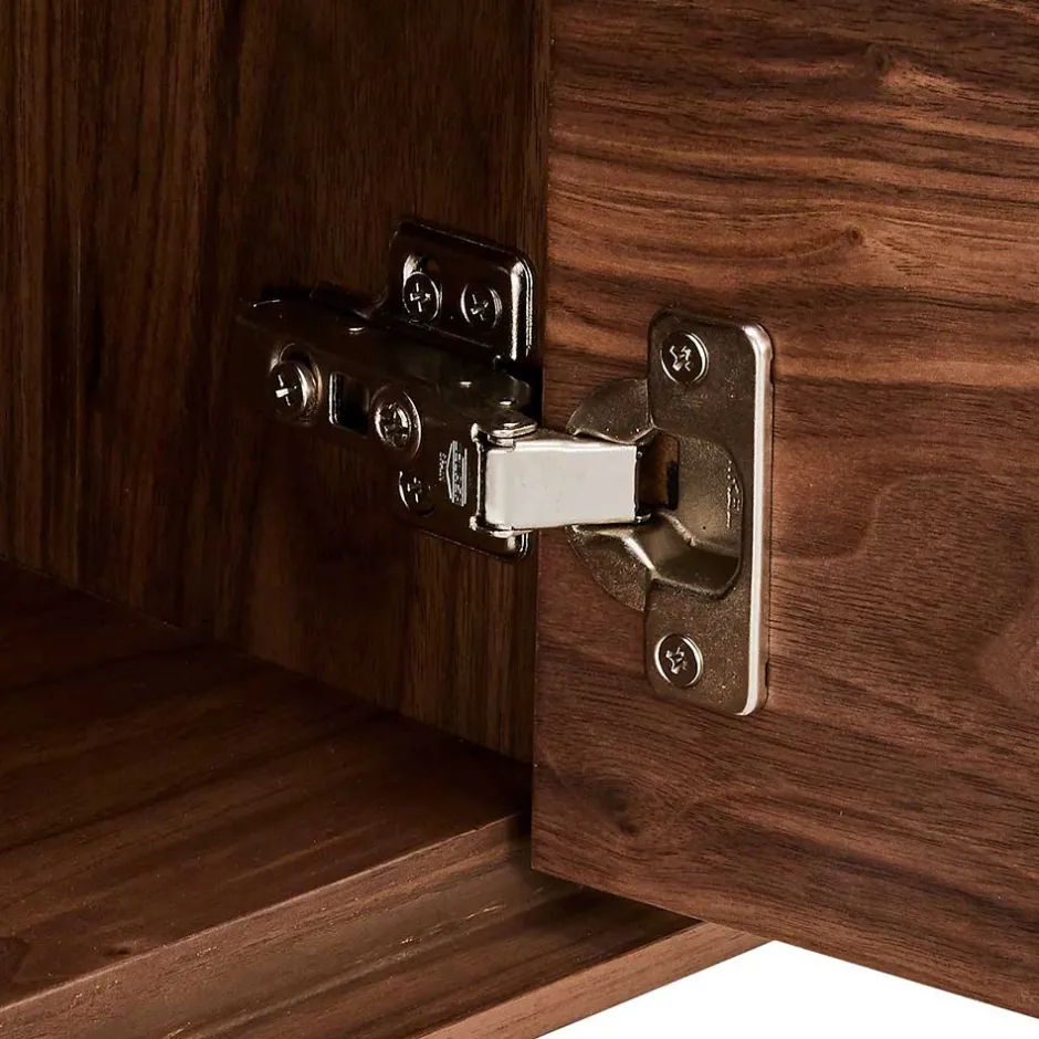 TV Lowboard in Walnussfarben Furnier - Melvue^Wohnen Sale