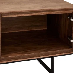 TV Lowboard in Walnussfarben Furnier - Melvue^Wohnen Sale