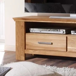 Wohnen TV Lowboard Ladressa aus Wildeiche geölt und gewachst