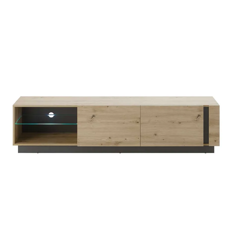 Wohnen TV Lowboard mit Sockelgestell - 188 cm breit - Lairian