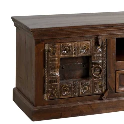 Wohnen TV Lowboard Solapura aus Teak Massivholz