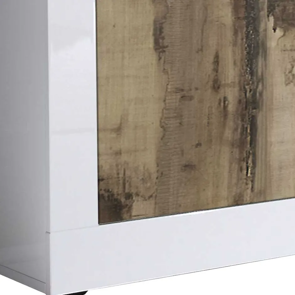 TV Schrank in Holz verwittert - Olvenion^Wohnen Clearance