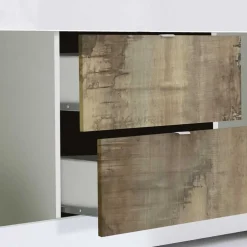 TV Schrank in Holz verwittert - Olvenion^Wohnen Clearance