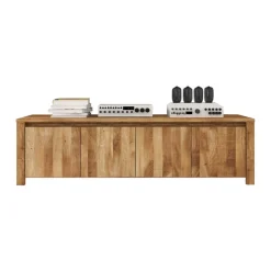 Wohnen TV Sideboard Nadalia aus Wildeiche Massivholz