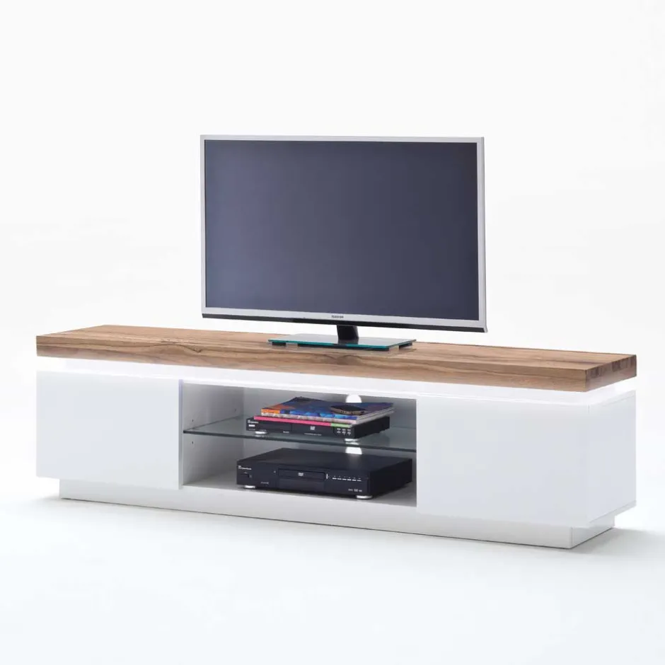 TV Tisch Stijn mit Wildeiche Massivholz^Wohnen