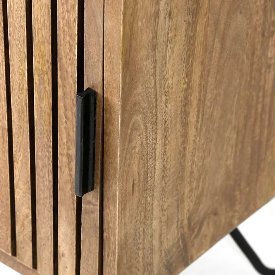 TV Unterschrank aus Mangoholz in Sandfarben - Baina^Wohnen Hot