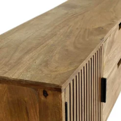 TV Unterschrank aus Mangoholz in Sandfarben - Baina^Wohnen Hot