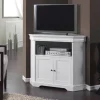 TV Unterschrank für Ecke in Weiß - Zarinas^Wohnen New
