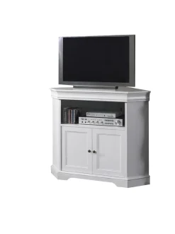 TV Unterschrank für Ecke in Weiß - Zarinas^Wohnen New