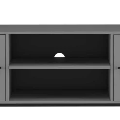 Wohnen TV Unterschrank in Grau mit Schwarz - Lagista