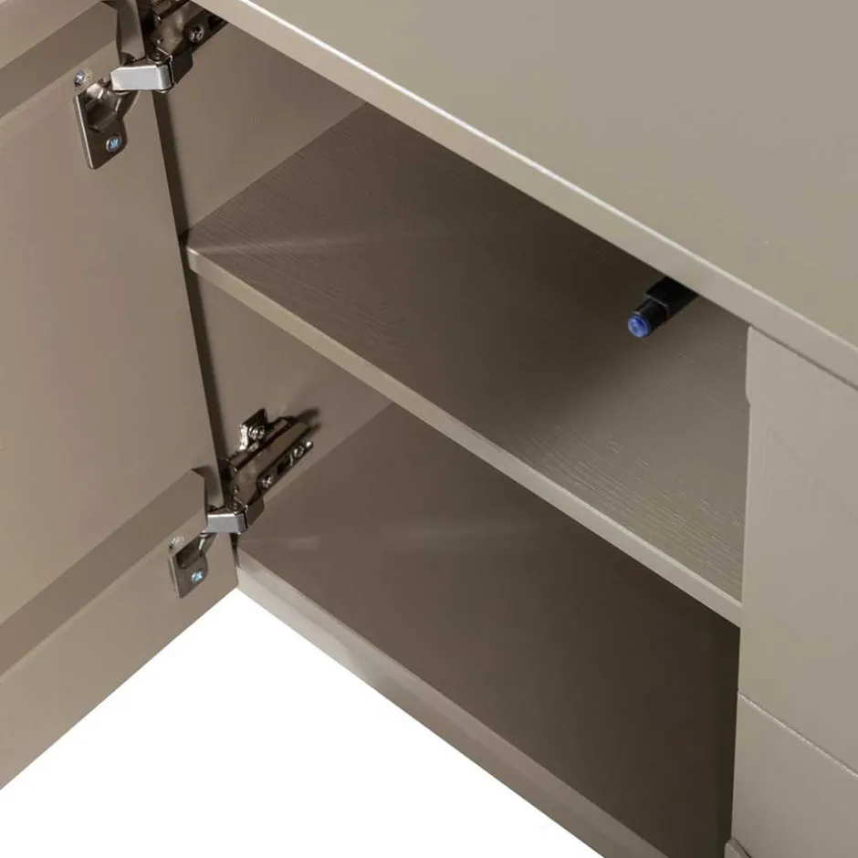 Wohnen TV Unterschrank in Schlammfarben - Ophra