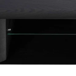 TV Unterschrank in Schwarz aus Eiche - Arathan^Wohnen Best