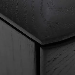 TV Unterschrank in Schwarz aus Eiche - Arathan^Wohnen Best