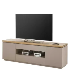 TV Unterschrank in Taupe & Akazie - Anja^Wohnen Outlet