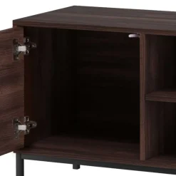 Wohnen TV Unterschrank in Walnuss Holzoptik - Teleska