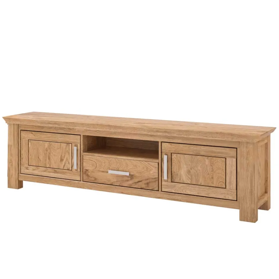 Wohnen TV Unterschrank in Wildeiche teilmassiv - Ladressa