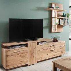 TV Wohnkombination in Eiche - Crokas (zweiteilig)^Wohnen Outlet