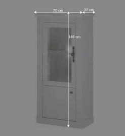 TV Wohnwand in weißer Holzoptik Pinie - Liancos (vierteilig)^Wohnen Clearance