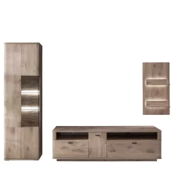 TV Wohnwand Kombination Set - Comrinaca (dreiteilig)^Wohnen Discount