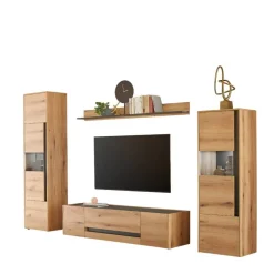 Wohnen TV Wohnwand Möbel Set - Colomania (vierteilig)