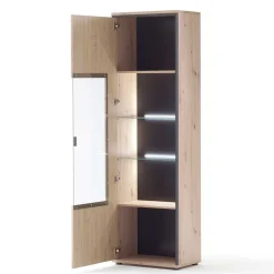 TV Wohnwand Set in Dekor Eiche - Nikdus (dreiteilig)^Wohnen Outlet