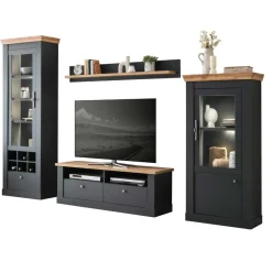 TV Wohnwandmöbel 297 cm breit - Lionel (vierteilig)^Wohnen New