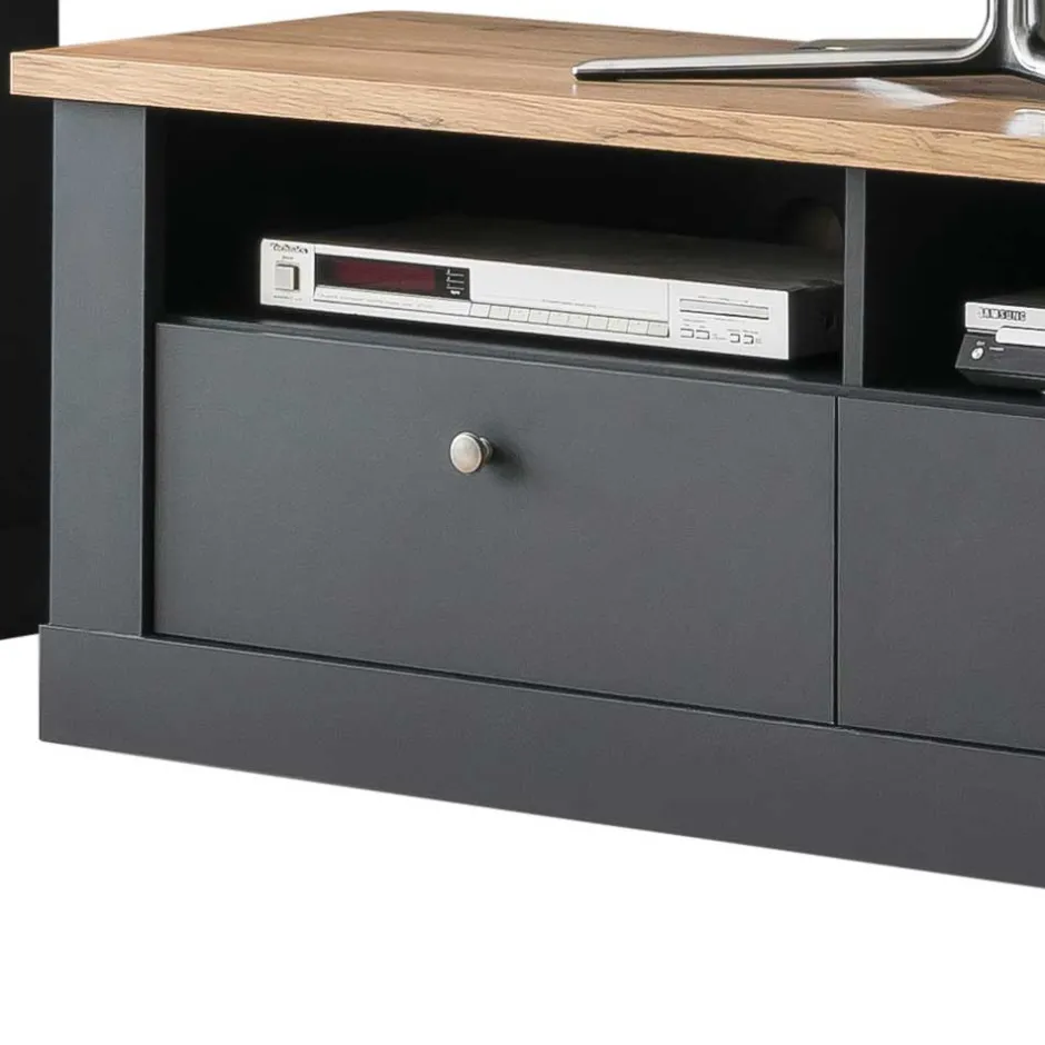 TV Wohnwandmöbel 297 cm breit - Lionel (vierteilig)^Wohnen New