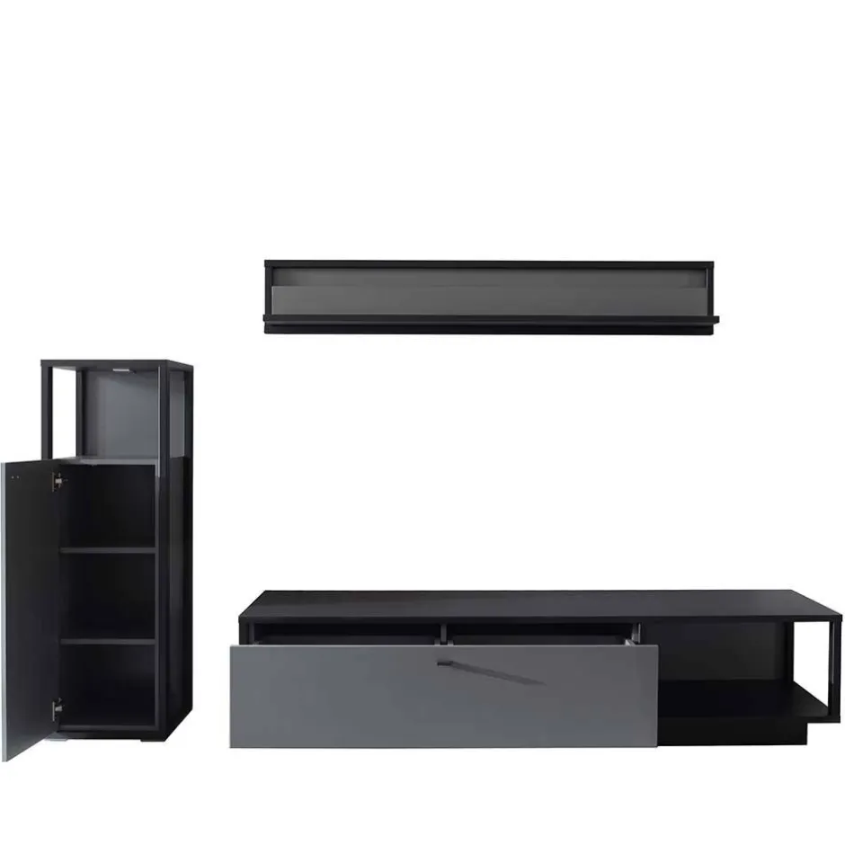 TV Wohnzimmermöbel Set - Ridona (dreiteilig)^Wohnen Hot