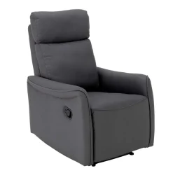 Wohnen TV Wohnzimmersessel in Anthrazit - Zalona