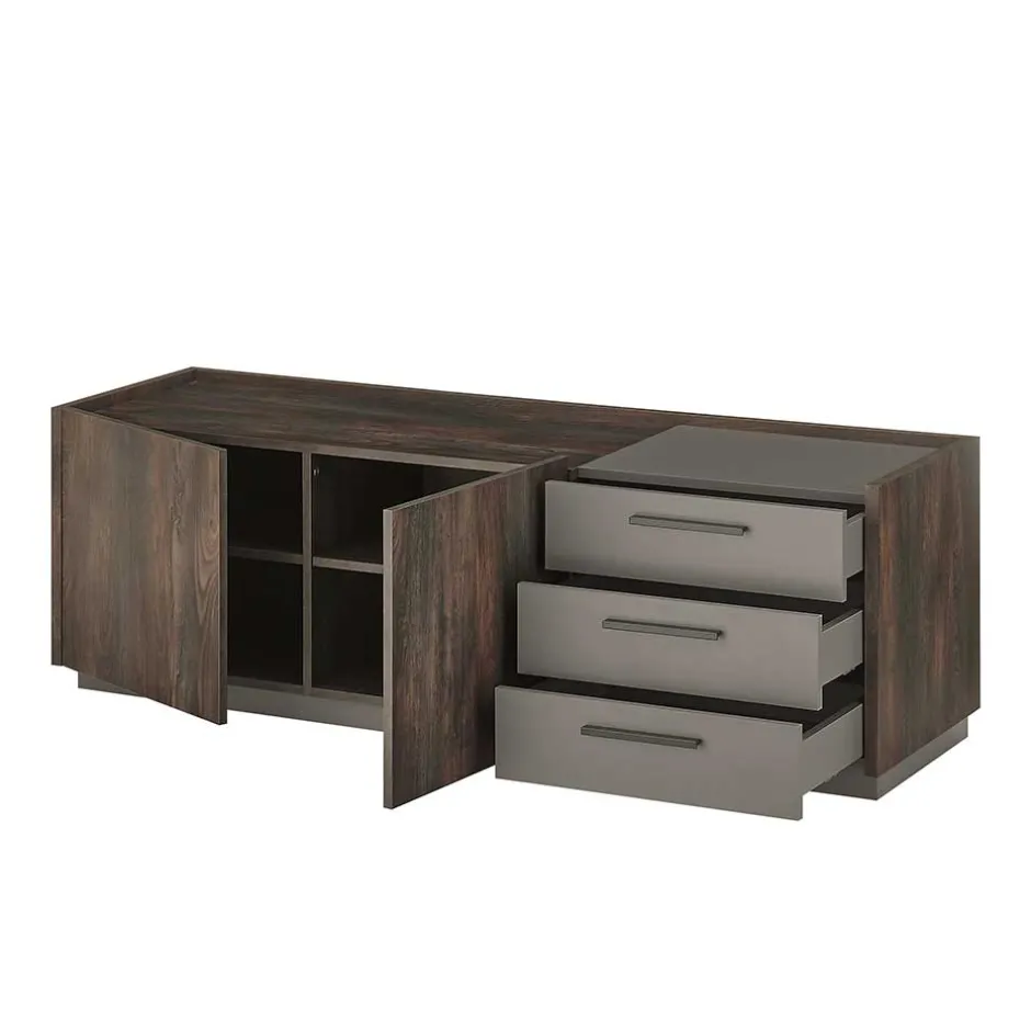 TV Wohwand Kombination modern - Mundo (vierteilig)^Wohnen Online