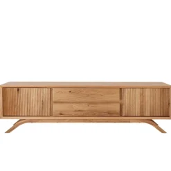 Wohnen TV-Kommode aus Wildeiche Massivholz - Fredellia
