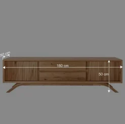 Wohnen TV-Kommode aus Wildeiche Massivholz - Fredellia