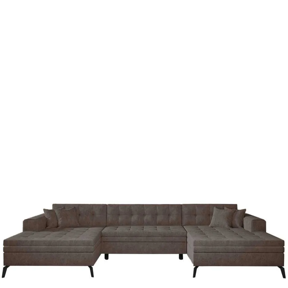 U-Design Wohnlandschaft mit Schlaffunktion - Klevani^Wohnen Clearance