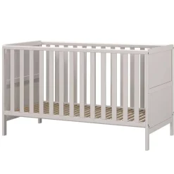 Kinder Wohnen Umbaubares Kinderbett in Hellgrau - Afilon