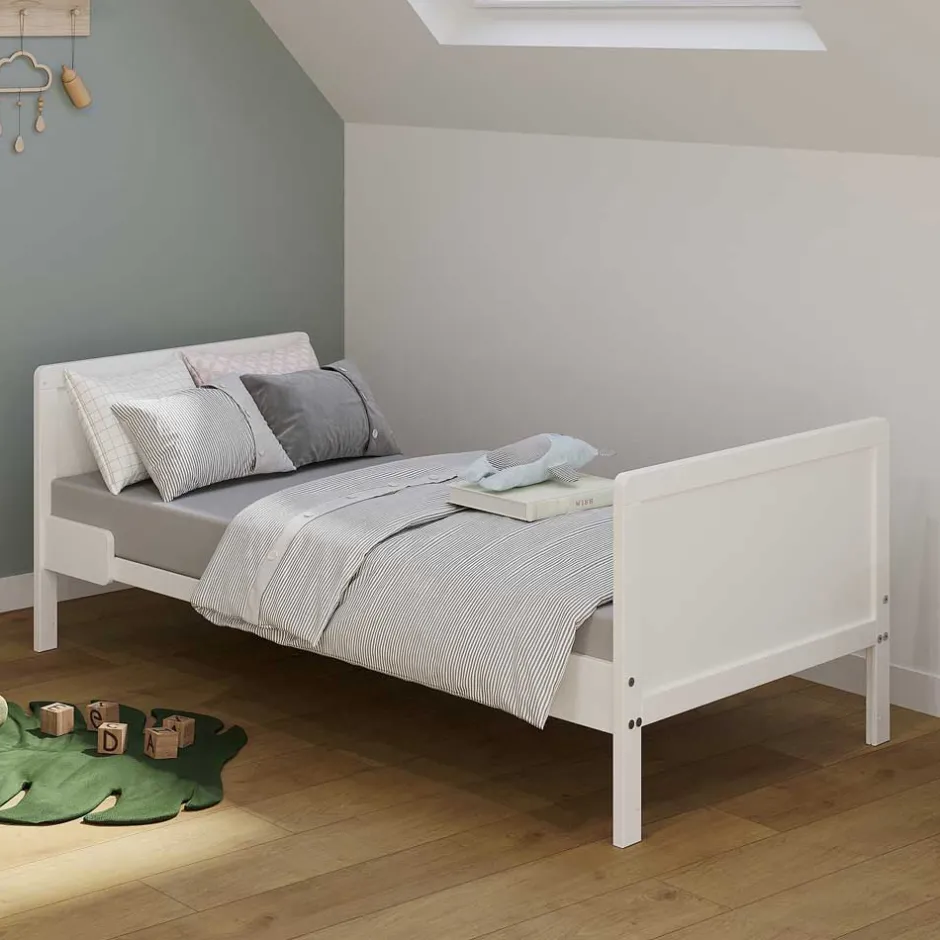 Kinder Wohnen Umbaubares Kinderbett in Weiß - Mensema