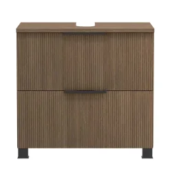 Unterbeckenschrank in dunkler Eiche Holzoptik - Ucaida^Wohnen Sale