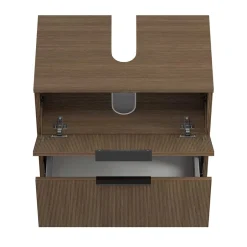Unterbeckenschrank in dunkler Eiche Holzoptik - Ucaida^Wohnen Sale