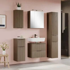 Unterbeckenschrank in dunkler Eiche Holzoptik - Ucaida^Wohnen Sale