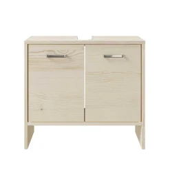 Unterbeckenschrank in hellem Holzdekor Pinie - Lecego^Wohnen Clearance