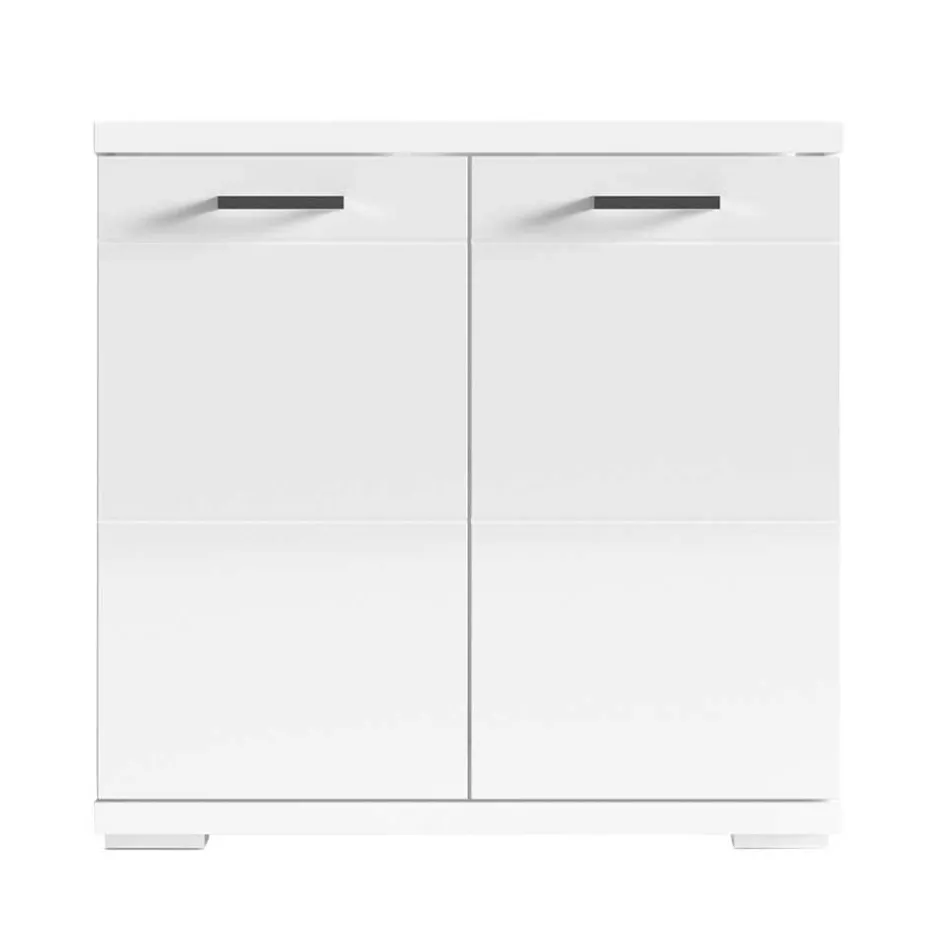 Wohnen Unterbeckenschrank in Weiß - 2-türig - Fieston
