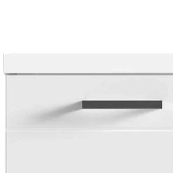 Wohnen Unterbeckenschrank in Weiß - 2-türig - Fieston