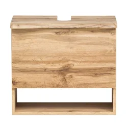 Wohnen Unterbeckenschrank mit Baumkante Holzdekor - Tofias