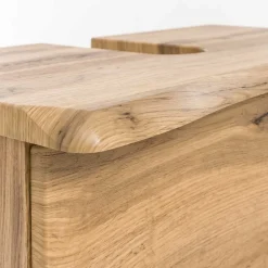 Wohnen Unterbeckenschrank mit Baumkante Holzdekor - Tofias