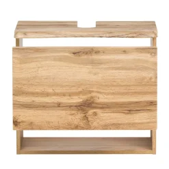 Wohnen Unterbeckenschrank mit Baumkante Holzdekor - Tofias