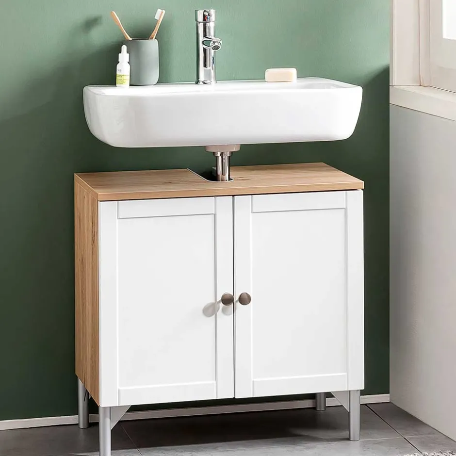 Unterbeckenschrank mit Doppeltür im Landhausstil - Traciana^Wohnen Sale