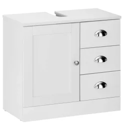 Unterbeckenschrank mit drei Schubladen & Tür - Gorgona^Wohnen Outlet