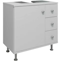 Wohnen Unterbeckenschrank mit Tür und drei Schubladen - Huanga